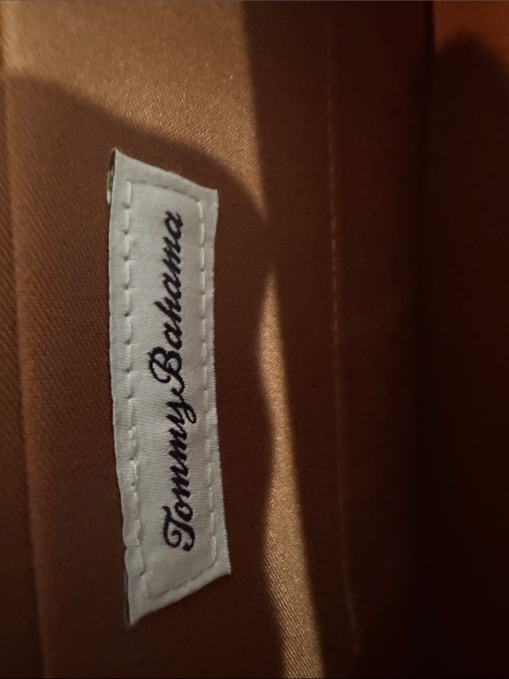 Tommy Bahama Straw Clutch with Brown Trim and Gold Buckle - Picture 10 of 10